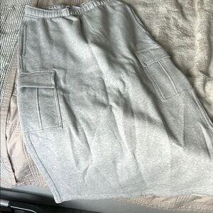 Aritzia Cargo Sweatfleece Skirt